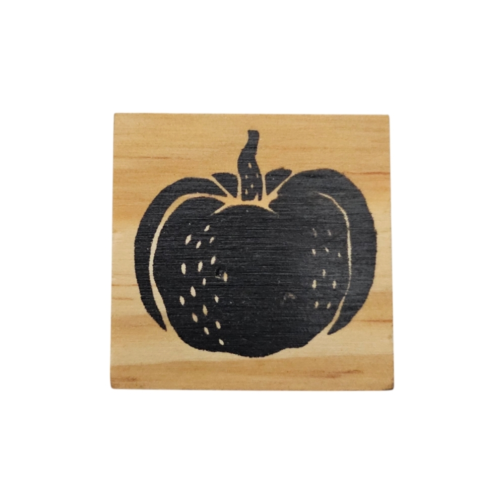 Pumpkin Rubber Stamp
